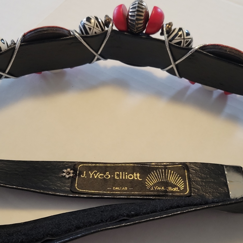 Vintage J. Yves Elliott Beaded Belt - Picture 7 of 16